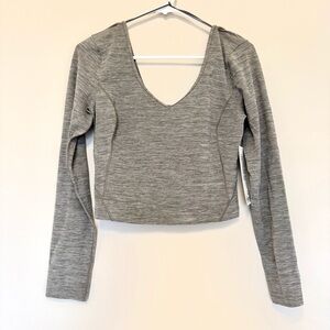 NWT Lululemon Athletica Align Heathered Rover Long Sleeve Size 8